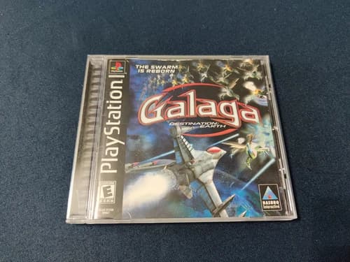 Galaga: Destination Earth (Sony PlayStation 1, 2000) PS1