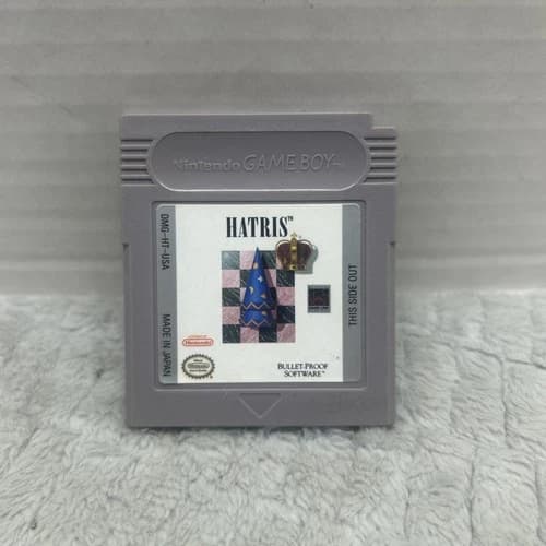 Hatris Nintendo Game Boy Cartridge Only – Tested - Classic Puzzle Game