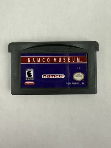 Namco Museum Nintendo GameBoy Advance GBA Pac-Man Galaga Digdug Y2K Tested