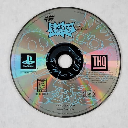 Rugrats Search For Reptar - Loose Sony PS1 Playstation 1 Disc