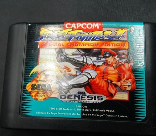 SEGA GENESIS STREET FIGHTER II SPECIAL CHAMPION EDITION GAME CARTRIDGE