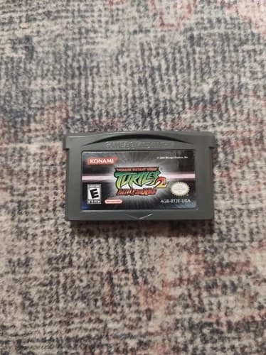 Teenage Mutant Ninja Turtles Battle Nexus 2 Nintendo Gameboy Advance GBA Cleaned