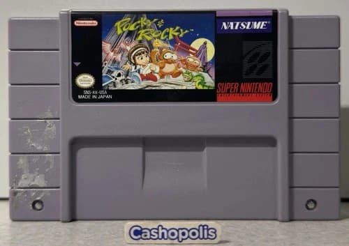 Pocky & Rocky - Super Nintendo SNES Game Cartridge Only (Authentic & Tested) VGC