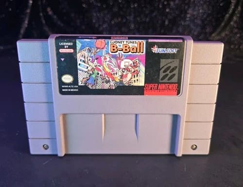 Looney Tunes B-Ball~Nintendo SNES~Tested & Working~Loose