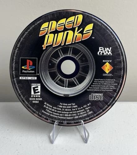 Speed Punks (Sony PlayStation 1 2000) Disc Only Tested Scratches Free Shipping