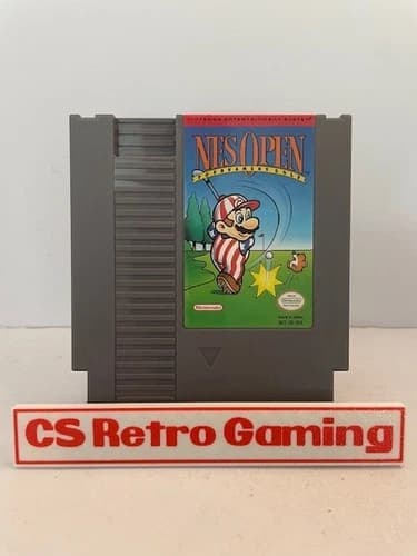 NES Open Tournament Golf (Nintendo, NES) Authentic Cleaned Tested Working