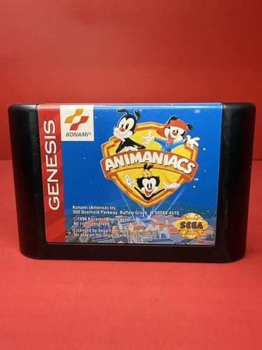 Animaniacs (Sega Genesis, 1994) Tested & Works Cartridge Only