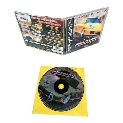 Sony PlayStation 1 PS1 CIB COMPLETE TESTED Need for Speed: Porsche Unleashed