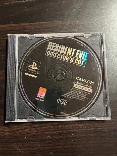 Resident Evil Director's Cut (Sony PlayStation 1, 1998) PS1 [DISC ONLY, TESTED]