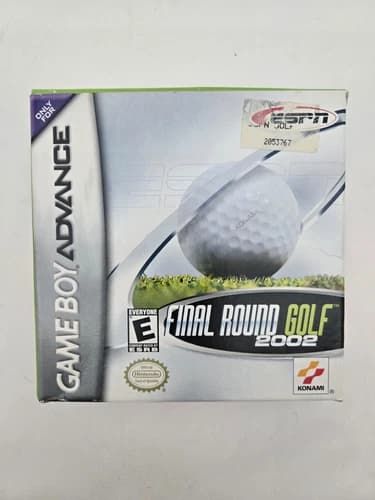 Final Round Golf 2002 - (GameBoy Advance, 2001) - Tested and Works!