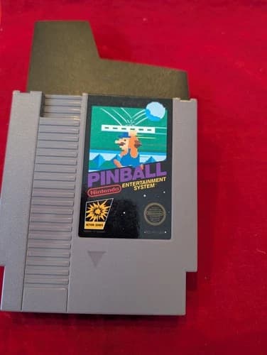 Pinball NES Nintendo Game Cartridge Mario