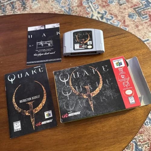 Quake (Nintendo 64 N64) Complete - Tested - Authentic