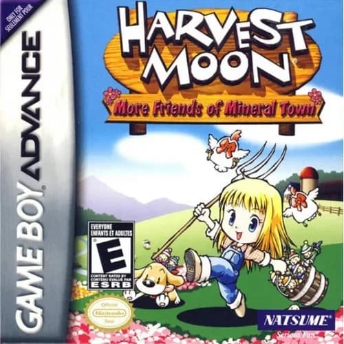 Harvest Moon More Friends of Mineral Town GBA Video Game Gameboy Advance NEW