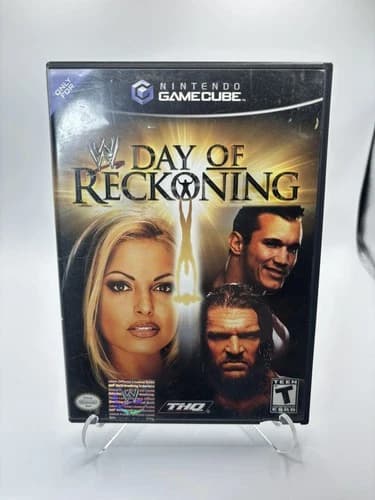 WWE: Day of Reckoning (Nintendo GameCube, 2004) - Complete W/Manuel Tested