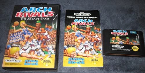Arch Rivals the Arcade Game Sega Genesis CIB, Tested