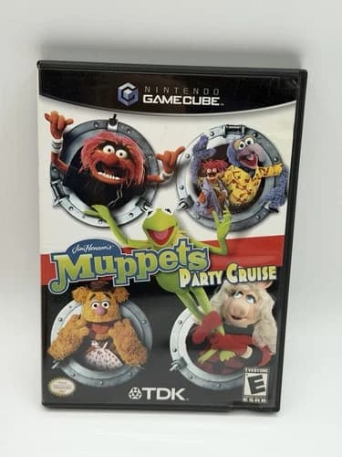 Jim Henson's Muppets: Party Cruise (Nintendo GameCube, 2003) Complete Tested!!