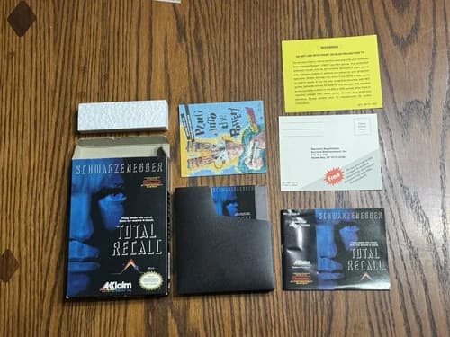 Total Recall NES Cib Great Condition See Photos Thanks