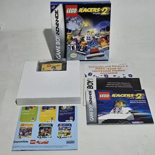 LEGO Racers 2 (Nintendo Game Boy Advance GBA, 2001) Authentic Complete In Box