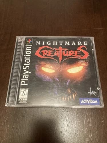 Nightmare Creatures (PS1, 1997) Sony PlayStation Black Label CIB Tested Horror