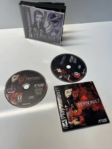 Persona 2: Eternal Punishment Sony Playstation 1 PS1 NICE VG CIB REG CARD Atlus