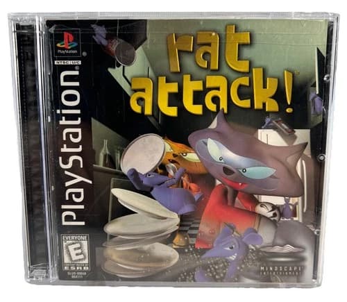 VTG 1999 Rat Attack Sony PlayStation One PS1 See Pics/Desc Fast Shipping