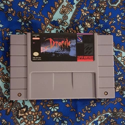 Bram Stoker's Dracula (Super Nintendo, 1993) SNES Sony Cleaned & Tested