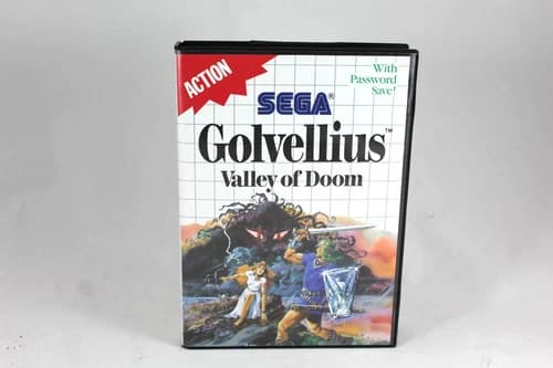 Sega Master System Golvellius Valley of Doom Complete in Box CIB Tested