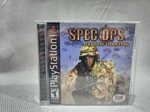 Spec Ops Airborne Commando PS1 Playstation CIB Complete Great Shape 2002 PSX
