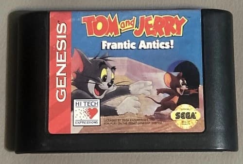 Tom & Jerry Frantic Antics – Sega Genesis – Tested Working