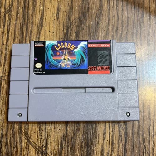 Lagoon (Super Nintendo Entertainment System, 1991) Tested Working