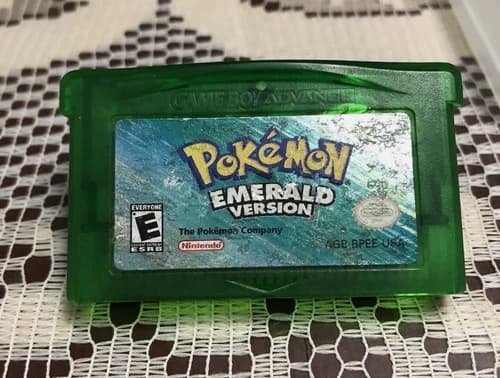 Pokemon Emerald Version (Game Boy Advance) New Battery - Authentic & Tested