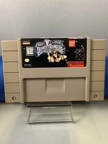 Mighty Morphin Power Rangers The Movie Super Nintendo SNES Authentic Fast Ship