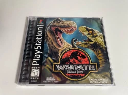 Warpath Jurassic Park PS1 PlayStation 1 Complete w Reg Card Good Tested