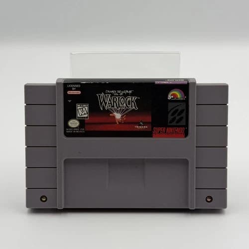Beware the Ultimate Evil of Warlock (Super Nintendo, 1995) Cartridge Only