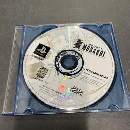 Brave Fencer Musashi PS1 (Sony PlayStation 1, 1998) Polished Disc Only