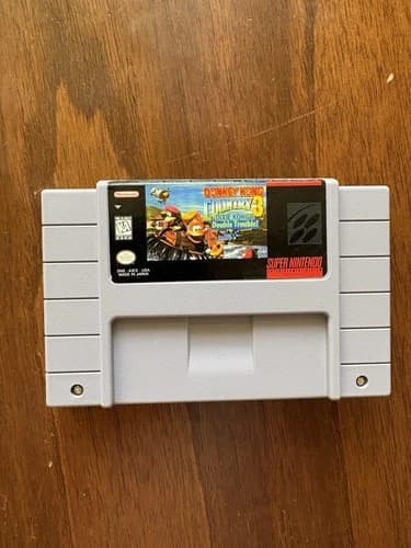 Donkey Kong Country 3: Dixie Kong's Double Trouble! (SNES, 1996) Tested, Working