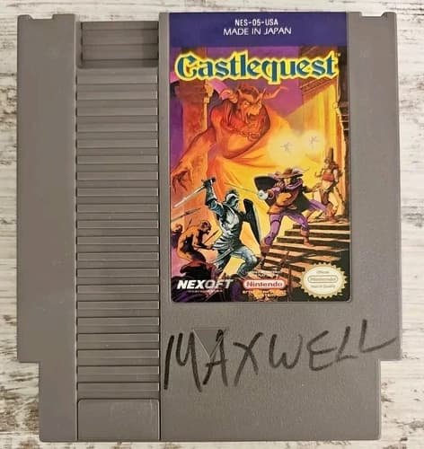 Nintendo NES "Castlequest" game 1985