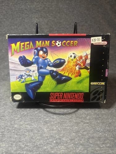 Mega Man Soccer Super Nintendo Entertainment System SNES CIB