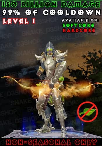 Diablo 3 - Modded Primal Demon Hunter Set - Gears of Dreadlands V3. 150B DMG