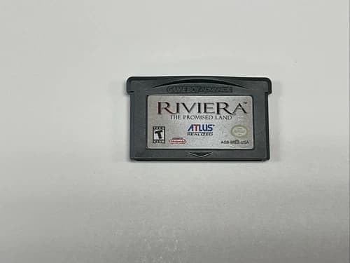 Riviera: The Promised Land Nintendo Game Boy Advance GBA Tested Authentic