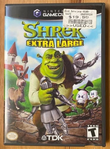 Shrek: Extra Large (Nintendo GameCube, 2002) | CIB | Tested & Works