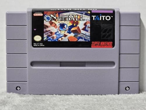 On the Ball (Super Nintendo, SNES, Taito) FAST SHIPPING!!!