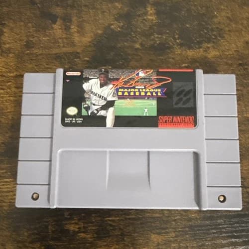 Ken Griffey Jr Presents Major League Baseball Cartridge Only (SNES, 1994) Tested