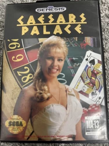 Sega Genesis Caesars Palace Game