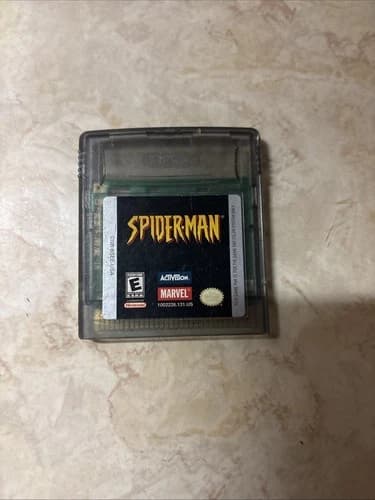 Spider-Man (Nintendo Game Boy Color, 2000) Authentic Tested Clean