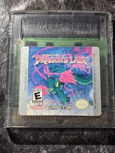 Dragon's Lair Nintendo Game Boy Color Authentic Loose Cartridge Tested Working
