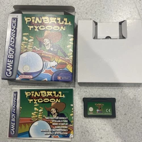 Gameboy Advance Pinball Tycoon Nintendo GBA