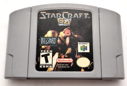 StarCraft 64 (Nintendo 64 N64, 2000) *Cart Only* Authentic Tested & Cleaned!