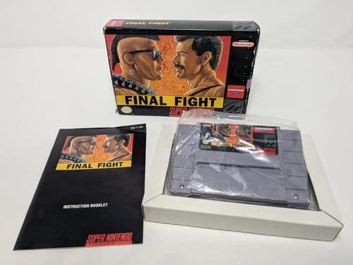 Final Fight (Super Nintendo SNES) Complete CIB - Tested - Authentic