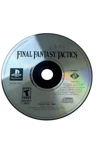 Final Fantasy Tactics (Sony PlayStation 1 PS1, 1998) Disc Only